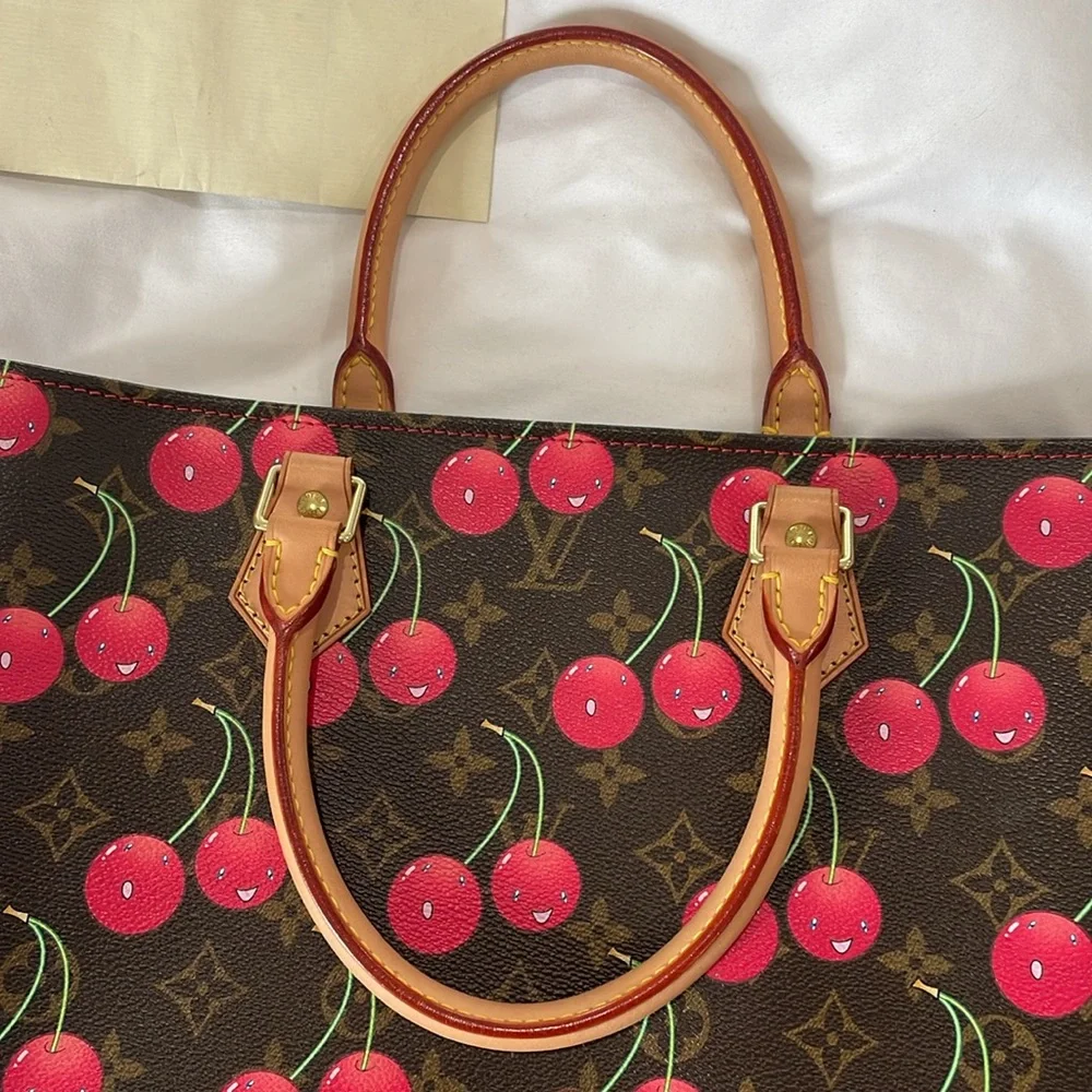 Takashi Murakami X Louis Vuitton Monogram Cerises Sac Plat - Picture 10 of 17